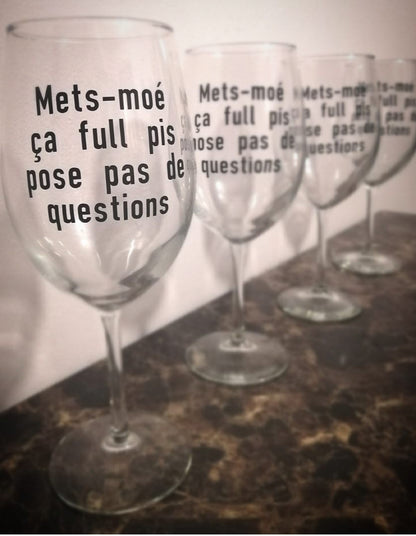 Custom Glassware (Regular mugs, beer glass, wine glass, stemless wine glass, shot glass etc)