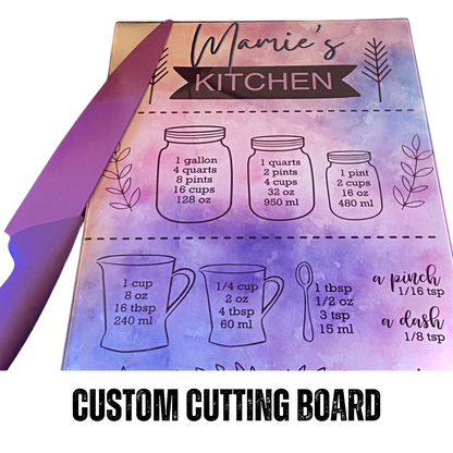 Custom Glass Cutting Board