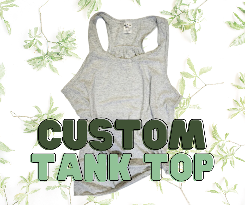 Custom Tank Top (Grey) - SUPER SALE